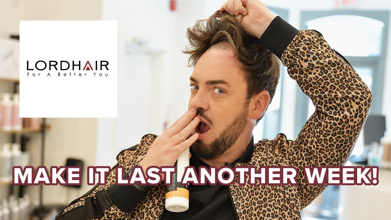 How to Reapply Front Tape on Your Hair System | Lordhair
