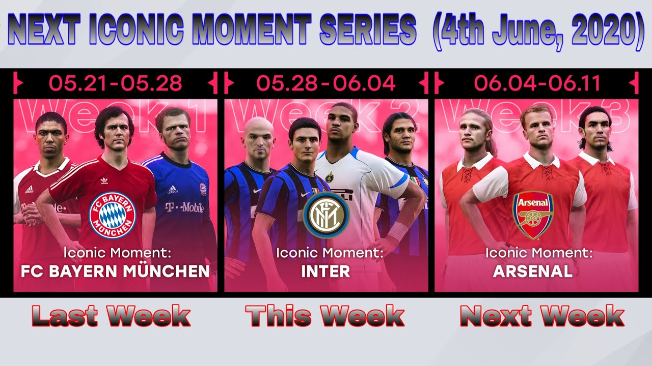 PES 2020 || FREE ICONIC MOMENT SERIES NEXT WEEK | PLAYERS MAX RATING
