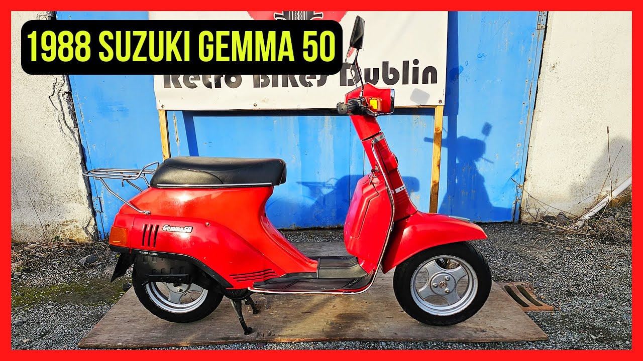 Suzuki Gemma 50 1988 года | Обзор винтажного скутера и впечатления от поездки!