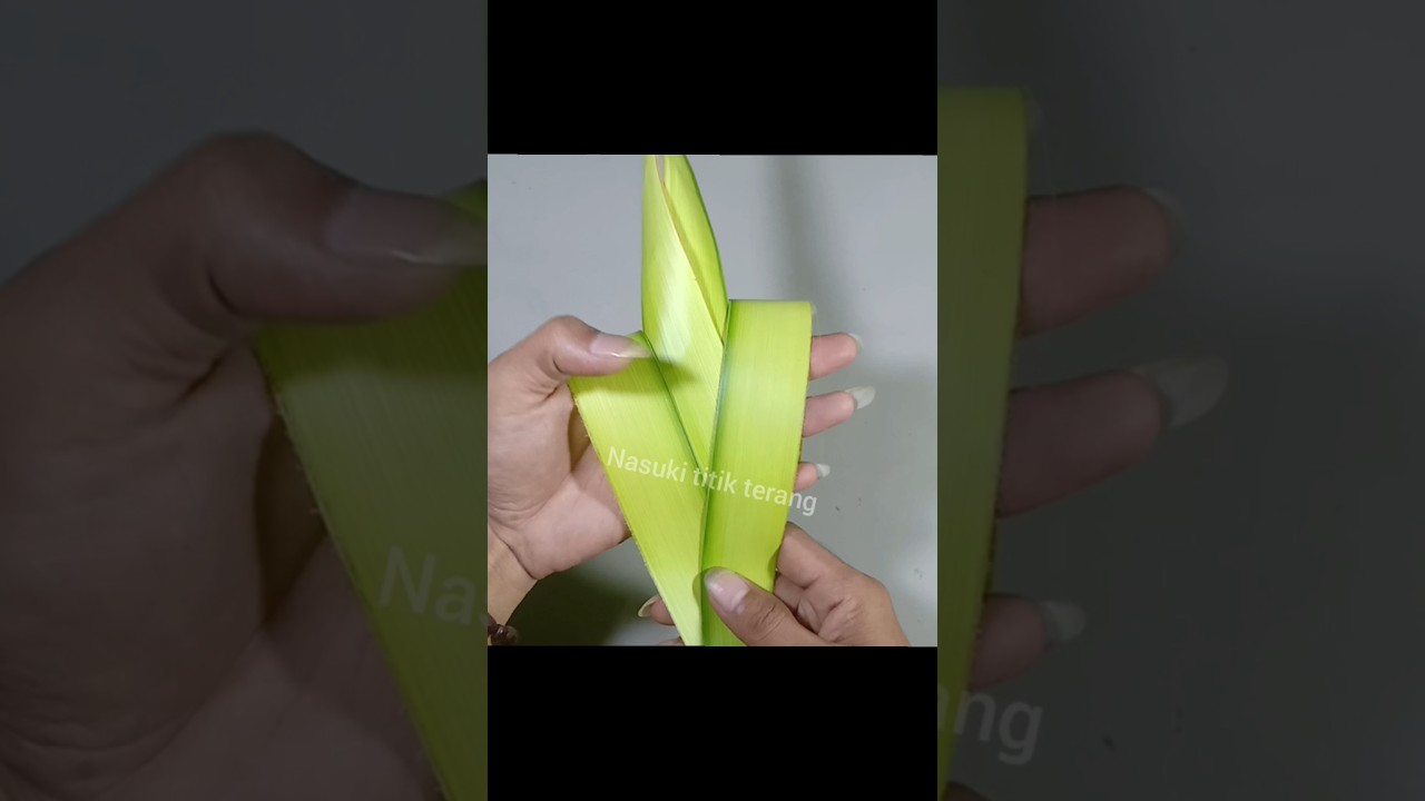 beginilah bentuk ketupat Filipina