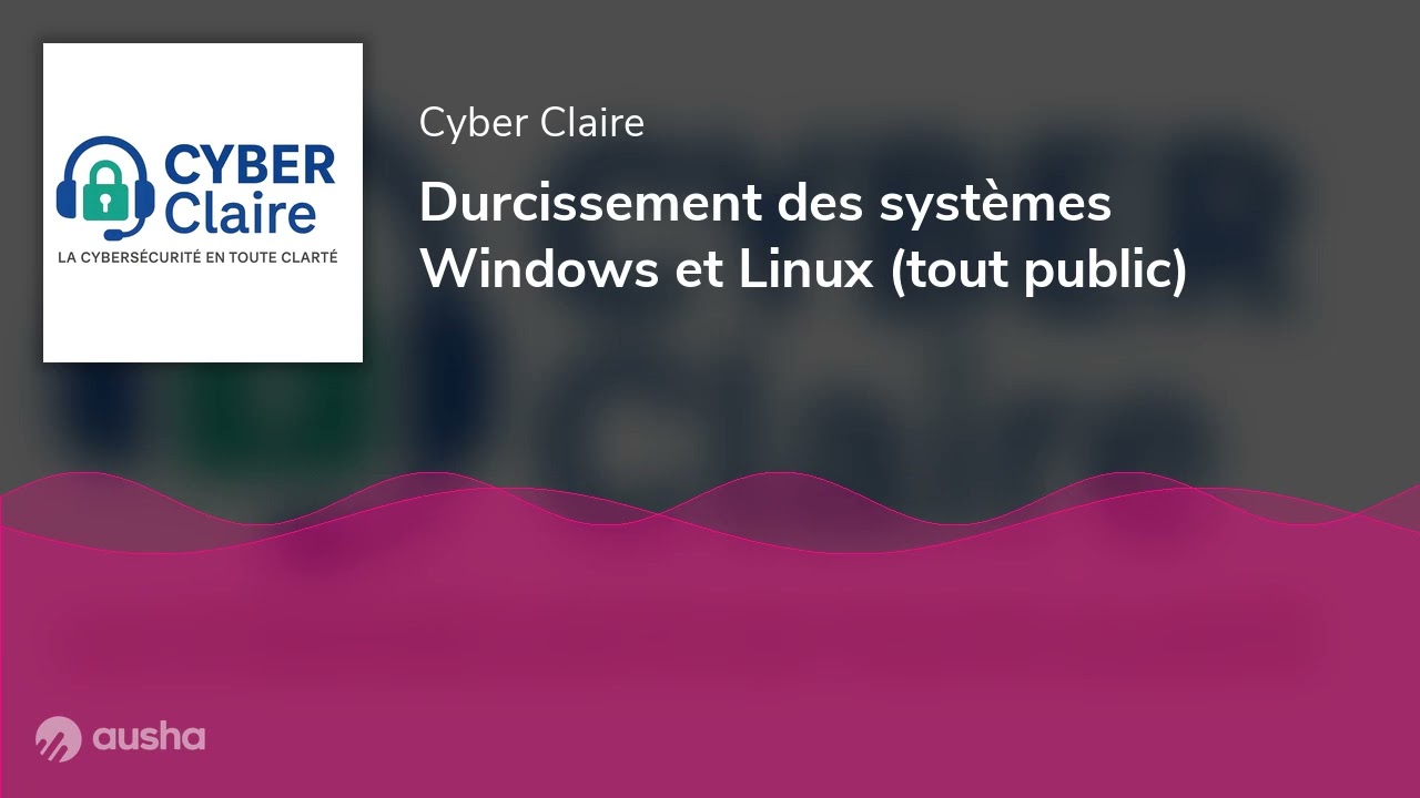 Durcissement des systèmes Windows et Linux (tout public)
