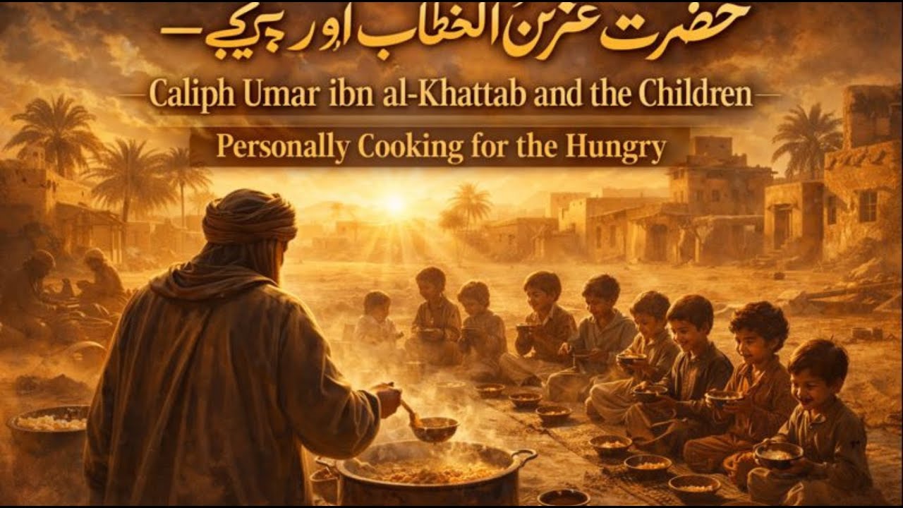 Hazrat Umar (RA) aur Bachay — بھوکے بچوں کے لیے خود کھانا پکایا | Islamic Leadership Story