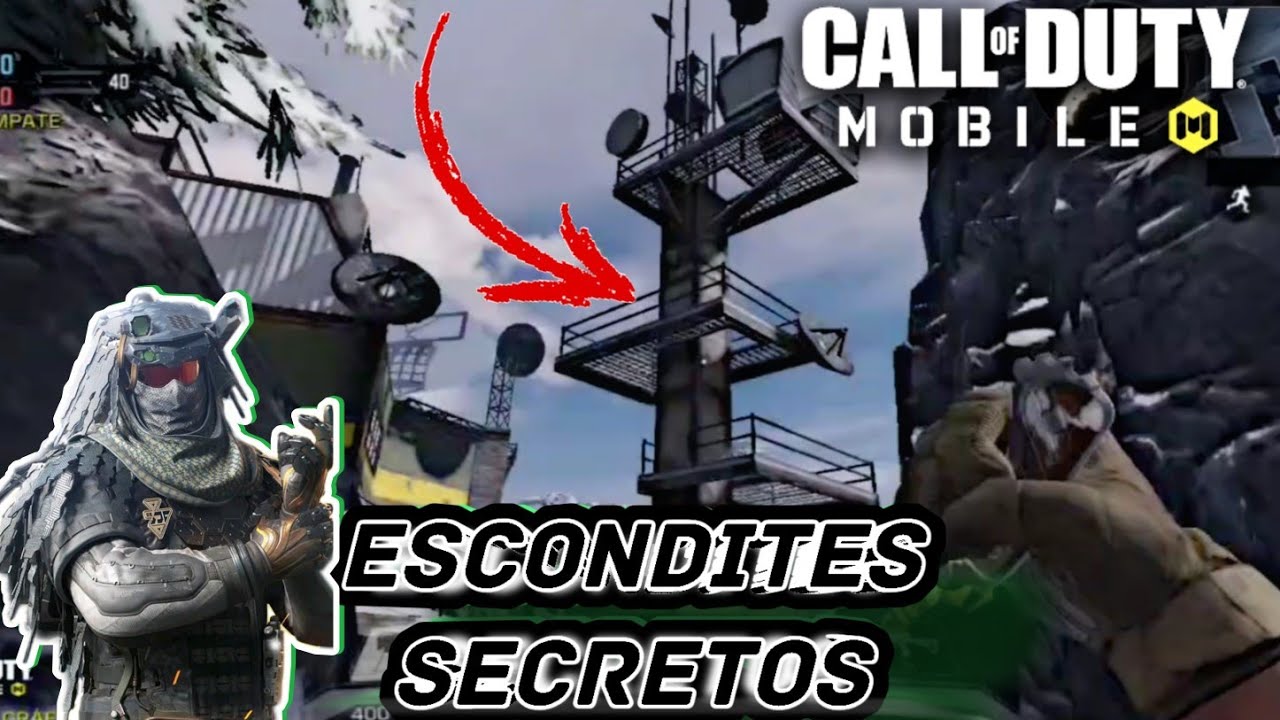 LUGARES SECRETOS EN COD MOBILE 😱 | ESCONDITES USADOS EN EL MODO NO MUERTO | DICIEMBRE 2020