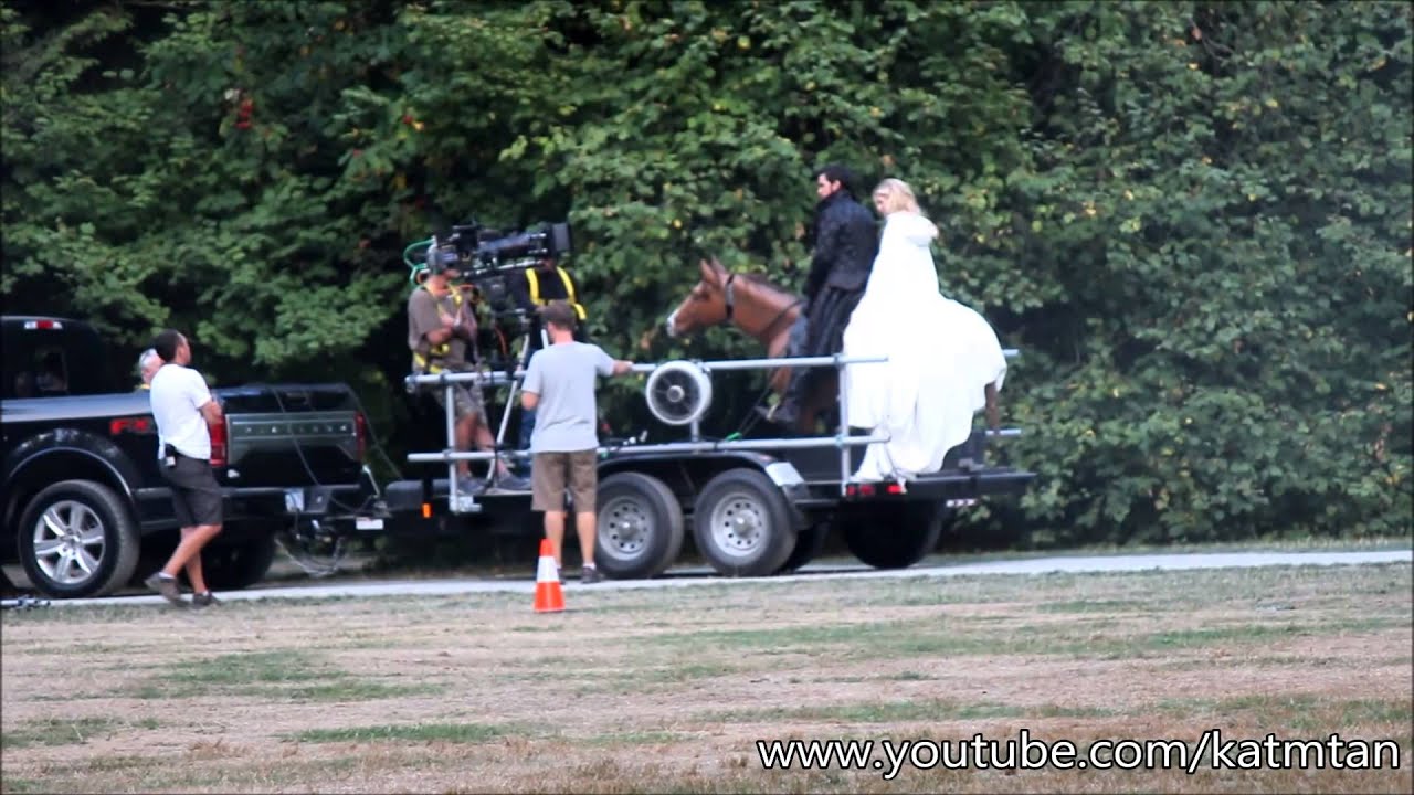 Once Upon A Time 5x04 BTS - Captain Swan