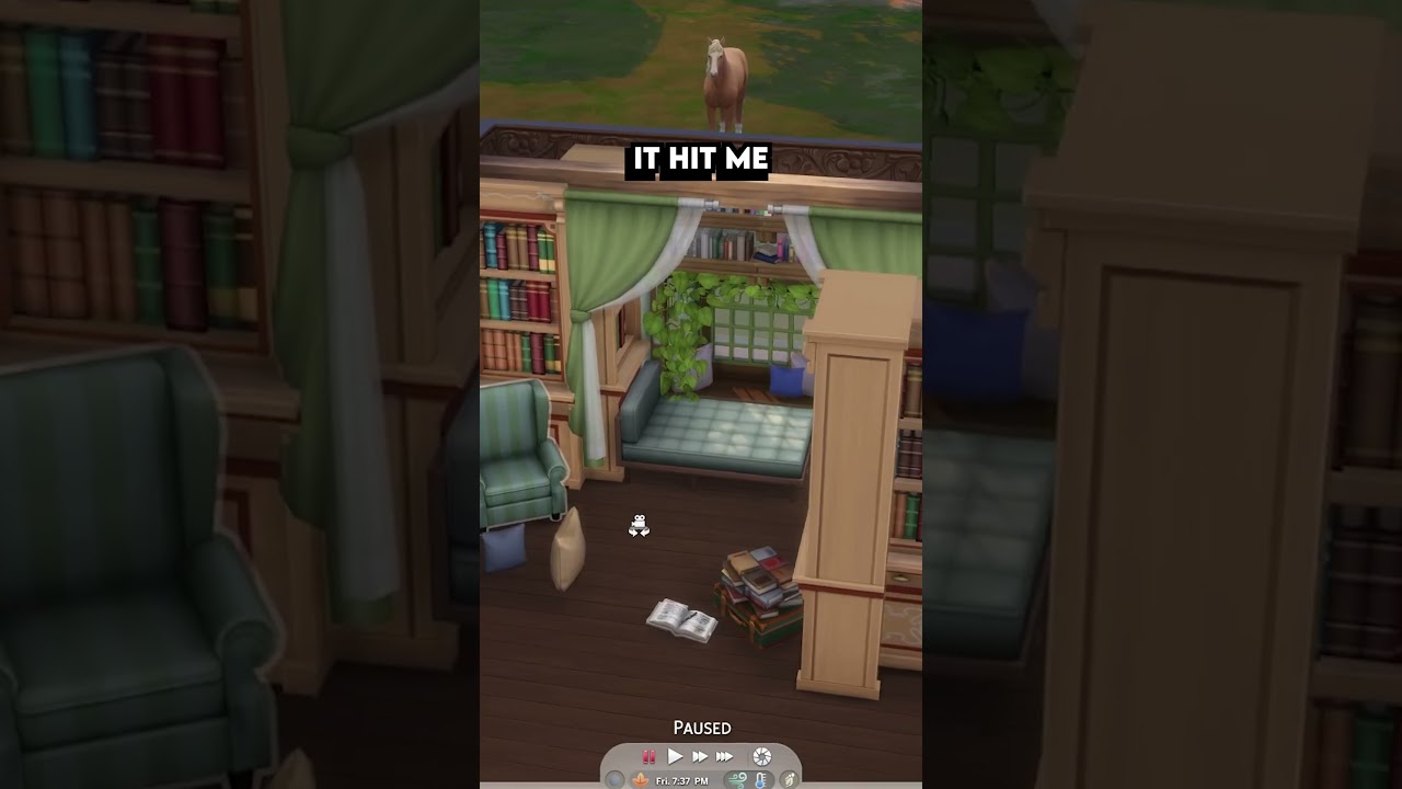 My Sim Disappeared While Building This Bookish Window Seat