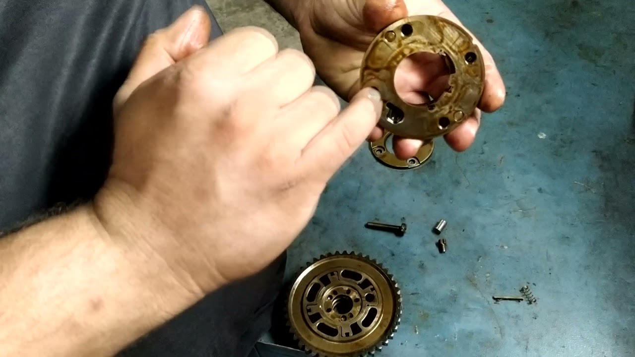 Polia sincronização variável do eixo de comando do motor
