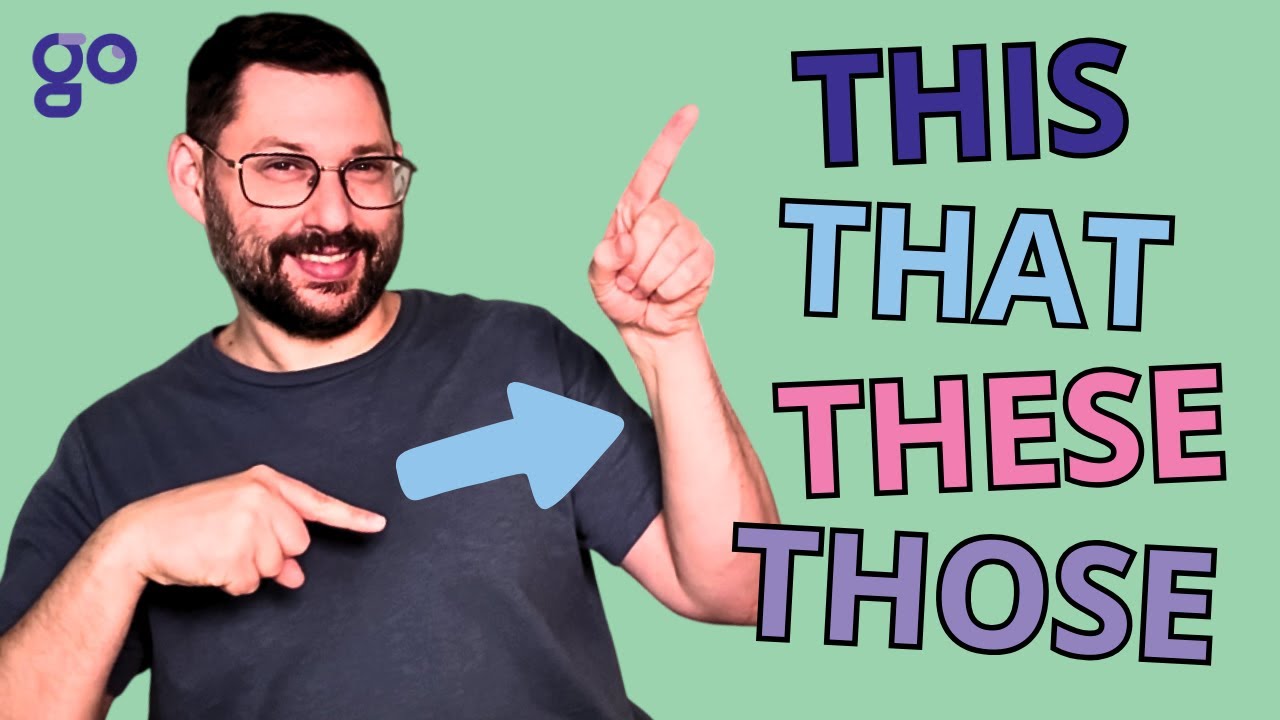 Anglické ukazovacie zámená | THIS, THAT, THESE, THOSE | Angličtina pre začiatočníkov