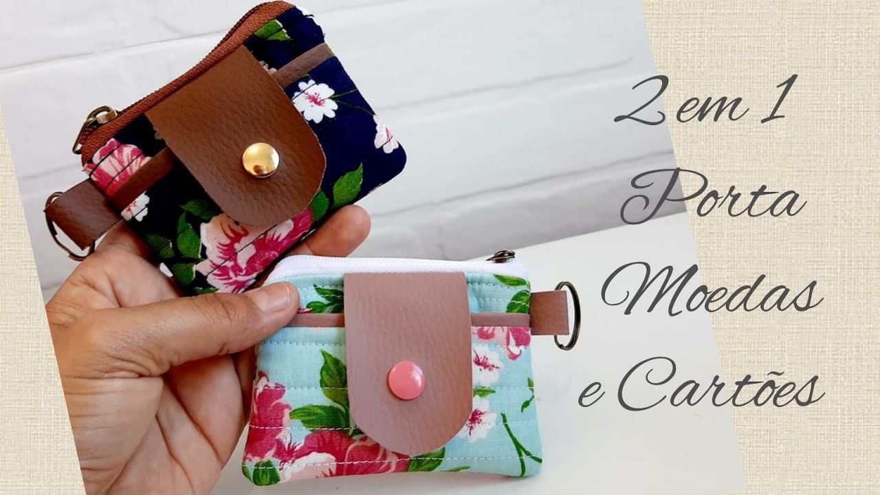 Porta Cartões e Moedas ! Faça e venda muito !