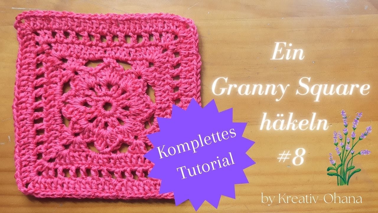 Granny Square häkeln, Schritt für Schritt Anleitung #8