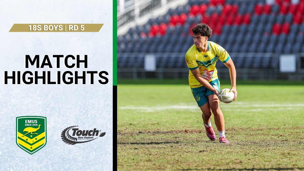 MATCH HIGHLIGHTS | 18B Round 5 | 2025 APYTC | Athelite Australian Emus v New Zealand