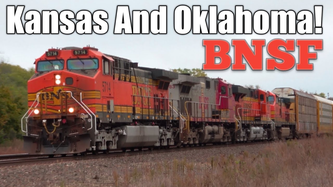 BNSF Trains In Kansas And Oklahoma