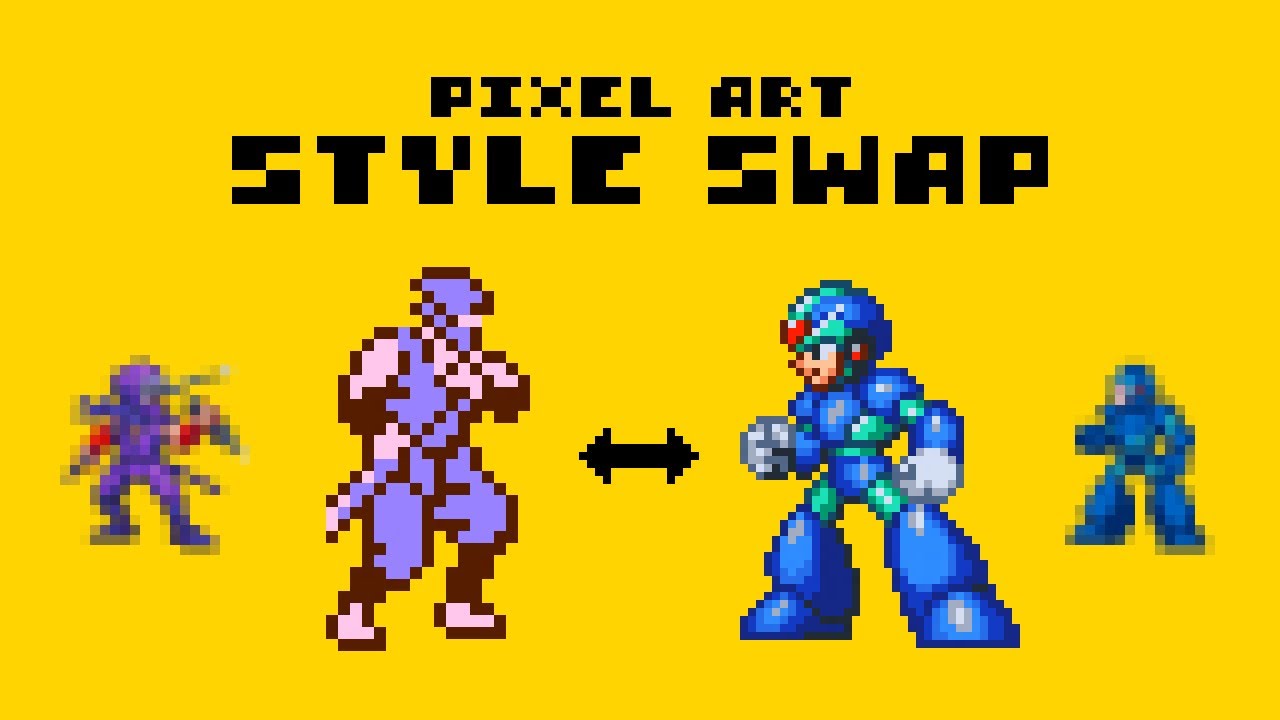 Pixel Art STYLE SWAP! | Ninja Gaiden ⇄ Mega Man X4