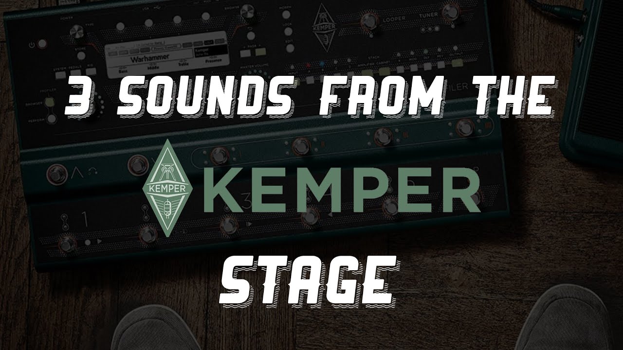 3 great sounds ( Worship Guitar Tones ) from the Kemper Profiler Stage!