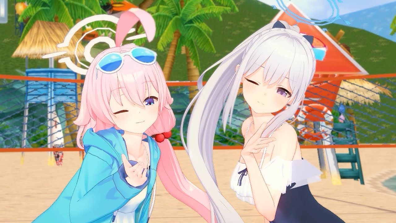 【Blue Archive MMD】Hoshino & Miyako「愛包ダンスホール」