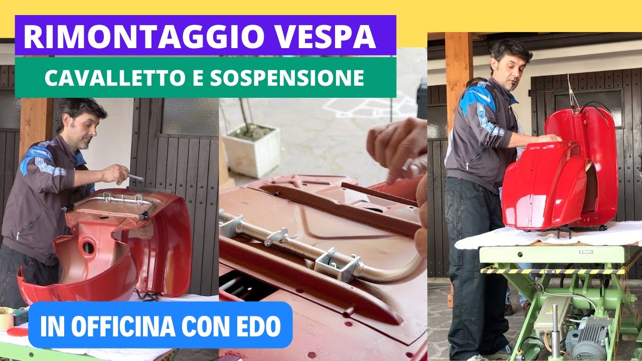 Cavalletto e sospensione  posteriore Vespa 50 N