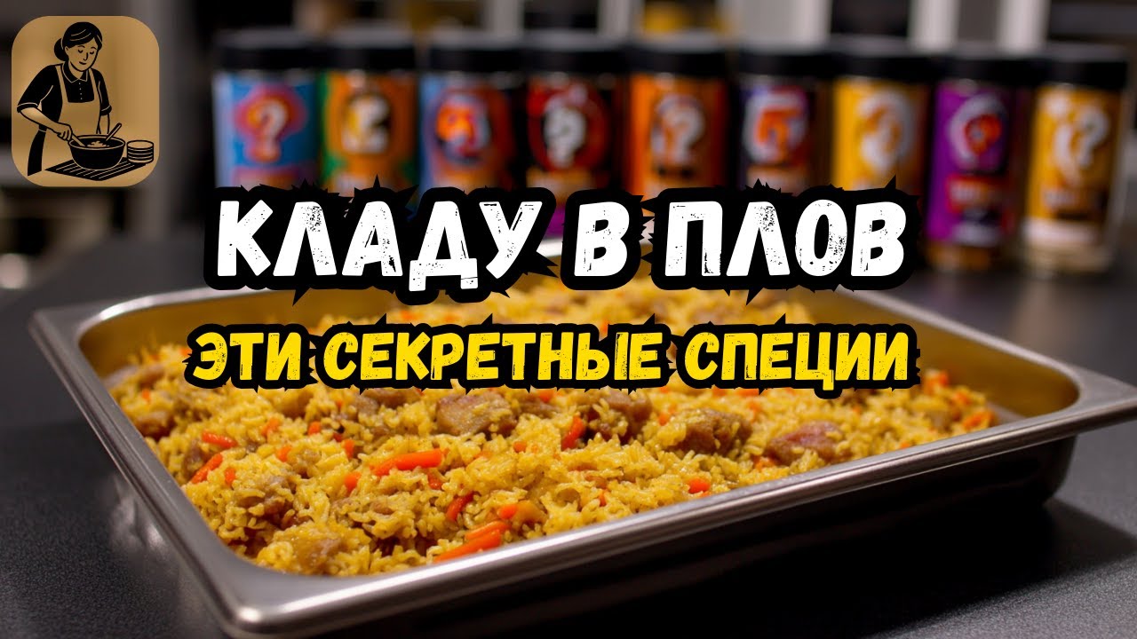 Эти специи и простой ИНГРИДИЕНТ дают невероятный ореховый вкус плова в духовке 🍲