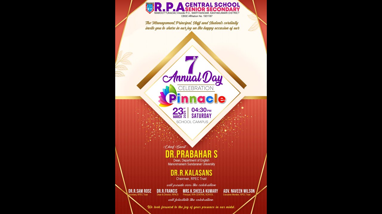 RPACS 7th Annual Day Celebration