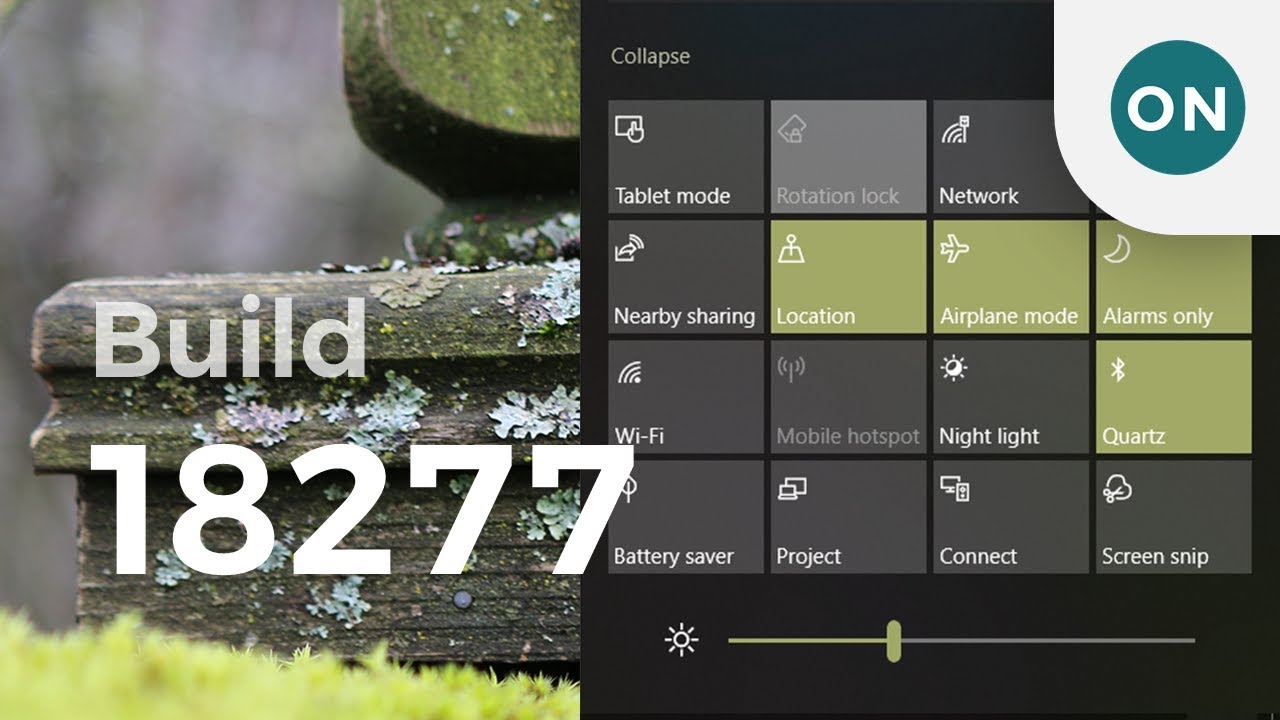 Hands-on: Brightness slider and more in Windows 10 Build 18277