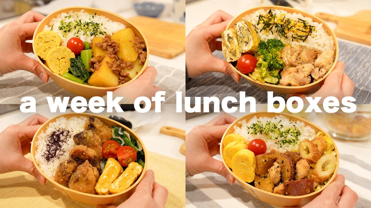 【A week of husband lunch box ideas】Healthy & Delicious Bento Box Recipes for husband