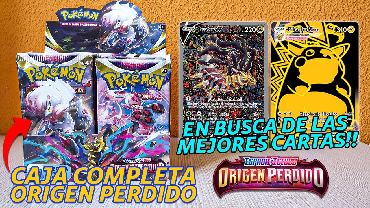 *BRUTAL* CAJA COMPLETA de 36 SOBRES POKEMON ORIGEN PERDIDO 😍​😍​