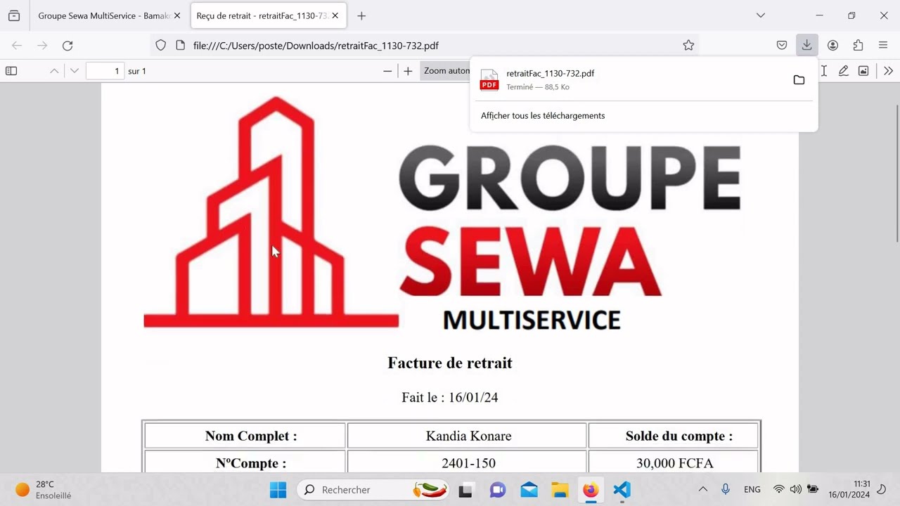 Application tontine - Skillcodiing