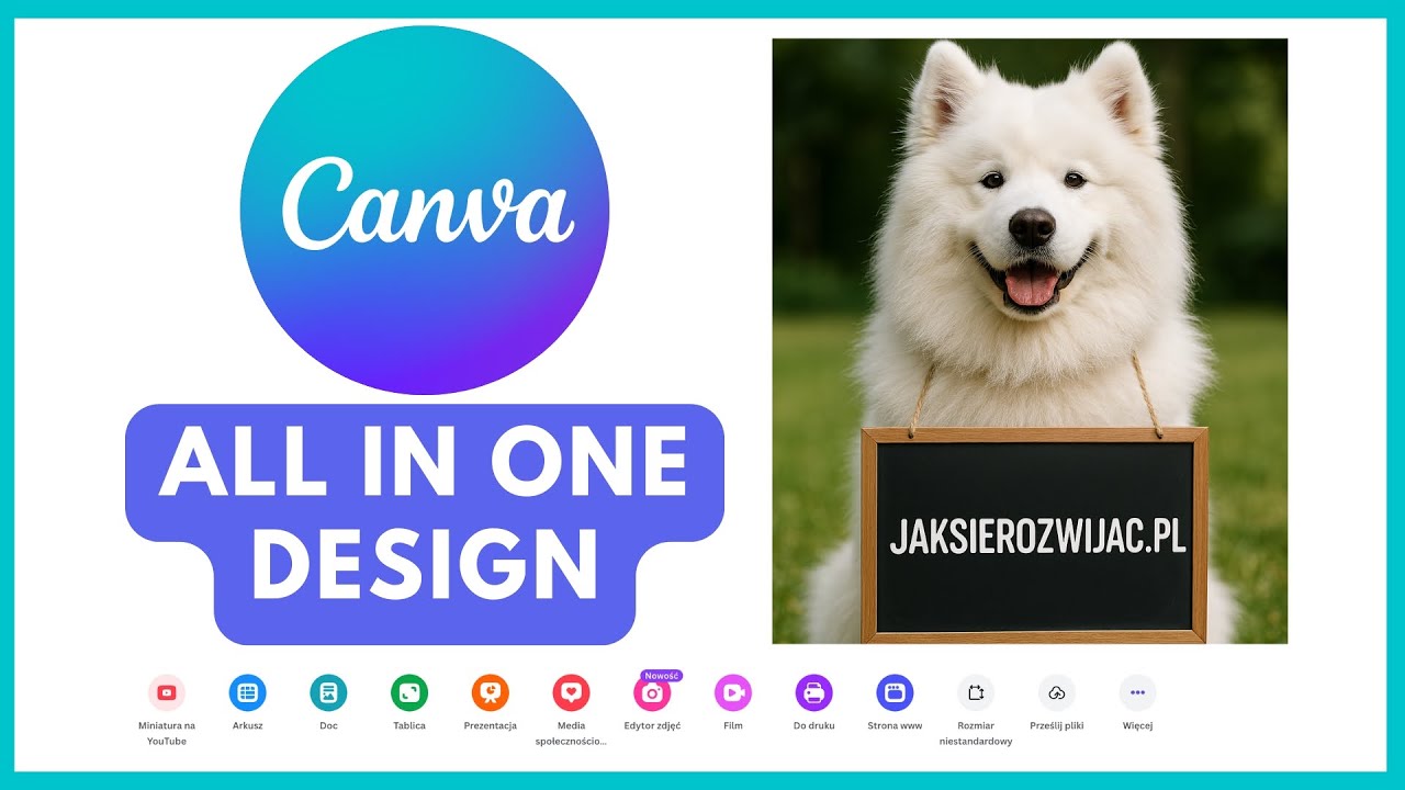 Kurs Canva 🎯 All in One Design! Przykłady, Triki i Gotowe Rozwiązania 🚀