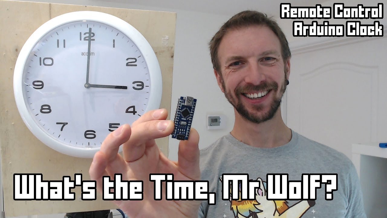 What's The Time, Mr Wolf? An Arduino remote-control clock