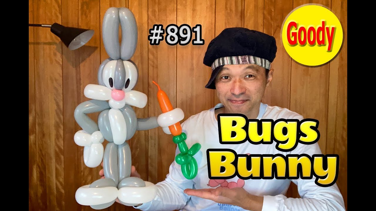 【2023】【year of the rabbit】 🥕🐰 Bugs Bunny balloon tutorial 🐇 手作りバックスバニー 🥕 【Balloon Art】 【バルーンアートかねさん】