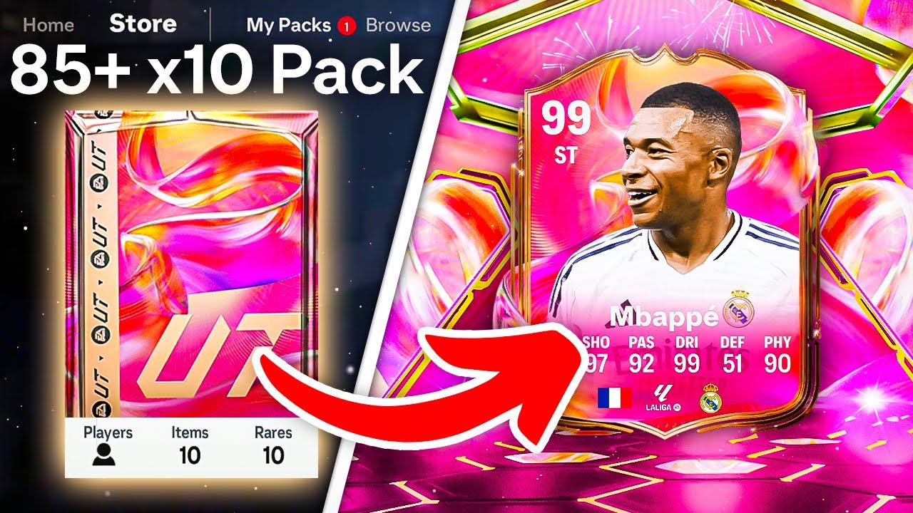 Ponad 85 PACZEK FUTTIES i TYP&Oacute;W 10! 😱 FC 25 Ultimate Team
