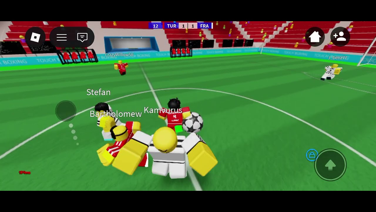 Touch football.Roblox