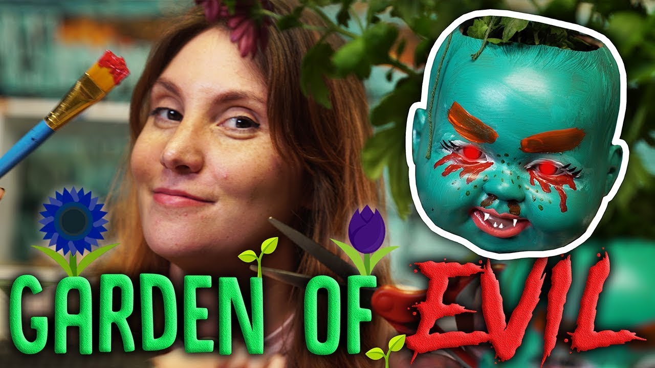 How to Make Your Garden Evil AF - Dark DIY // Paint it Black | Snarled