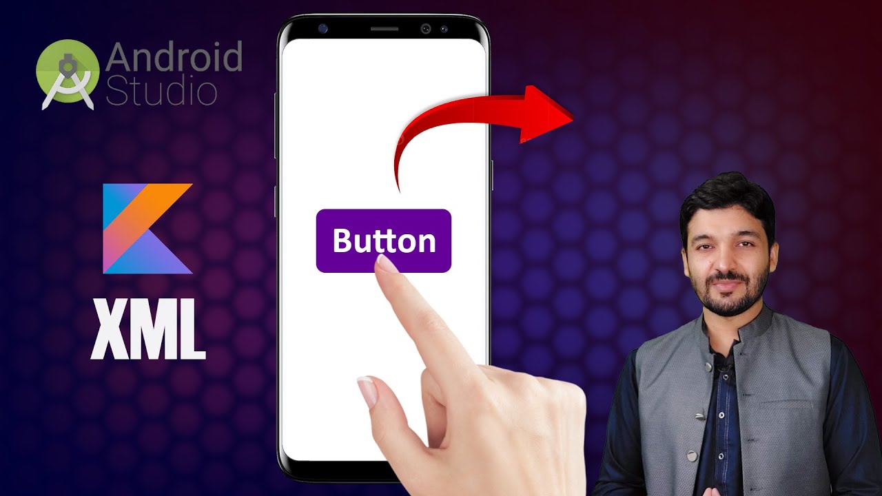 Start new activity with button intent Kotlin Android Studio Class 24 - Urdu/Hindi