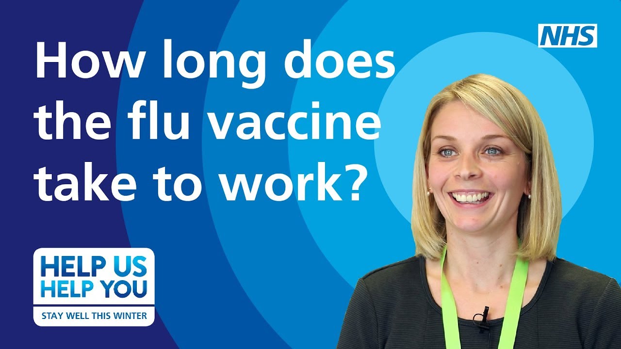 How long does the flu vaccine take to work?