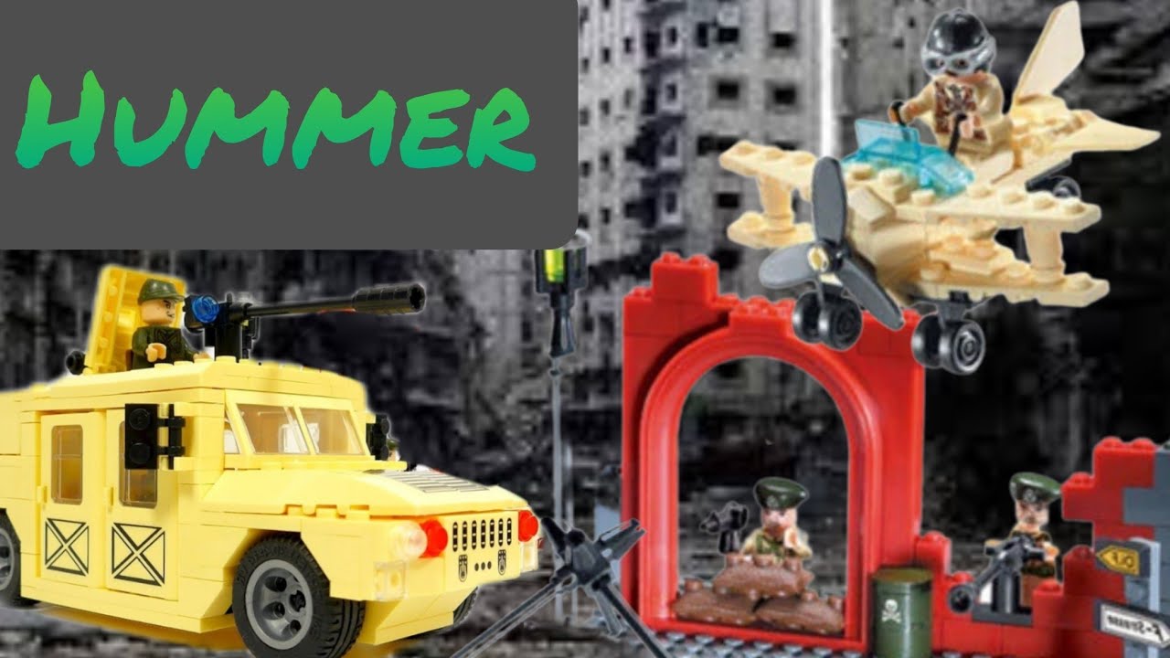 обзор набора Enlighten brick 817 "Hummer". (Видео из телеграмма)