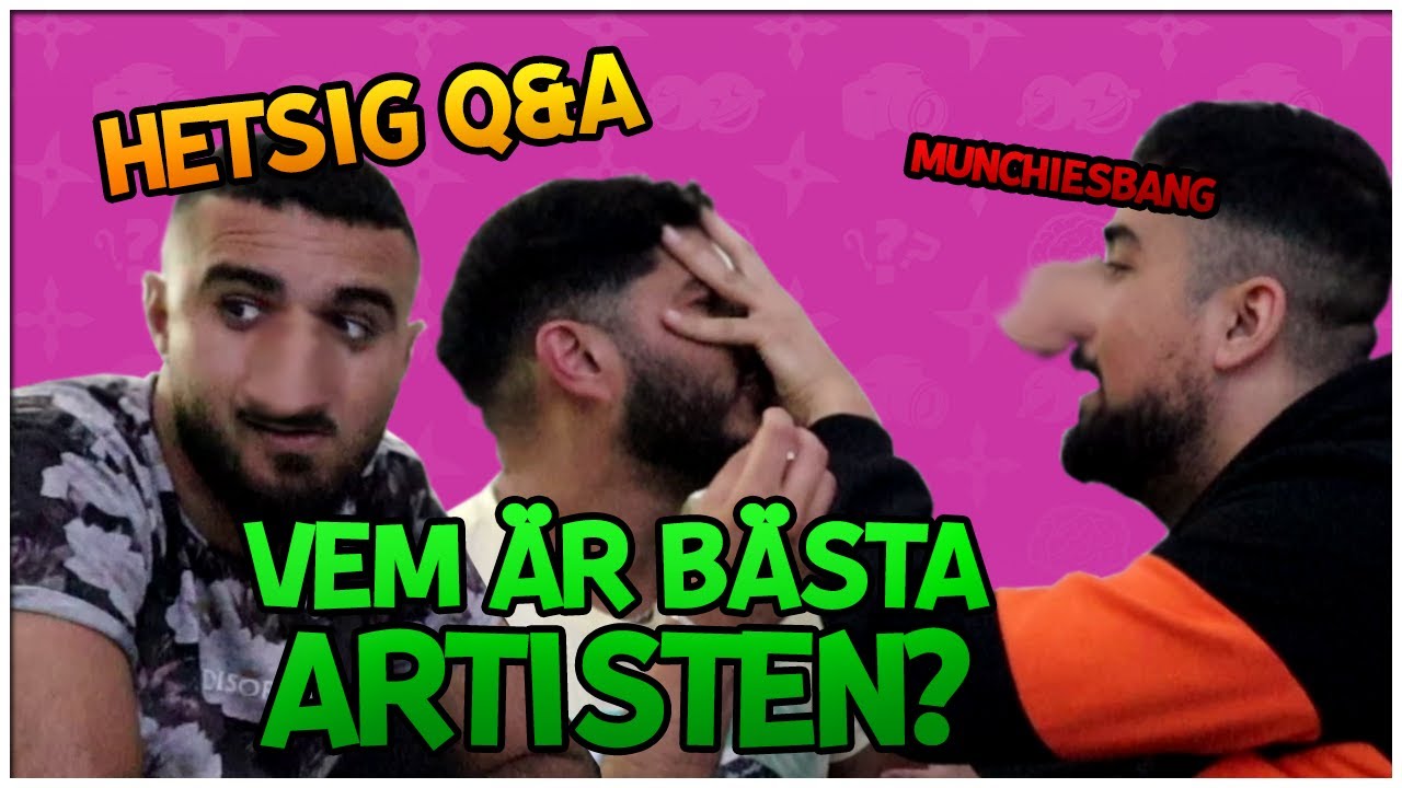 Vem &auml;r B&Auml;STA ARTISTEN? MUNCHIESBANG *Q&A 2*