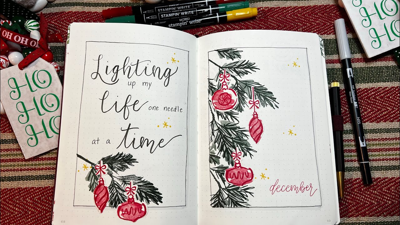 December Plan With Me 2022 Stampin' Up!   HD 1080p
