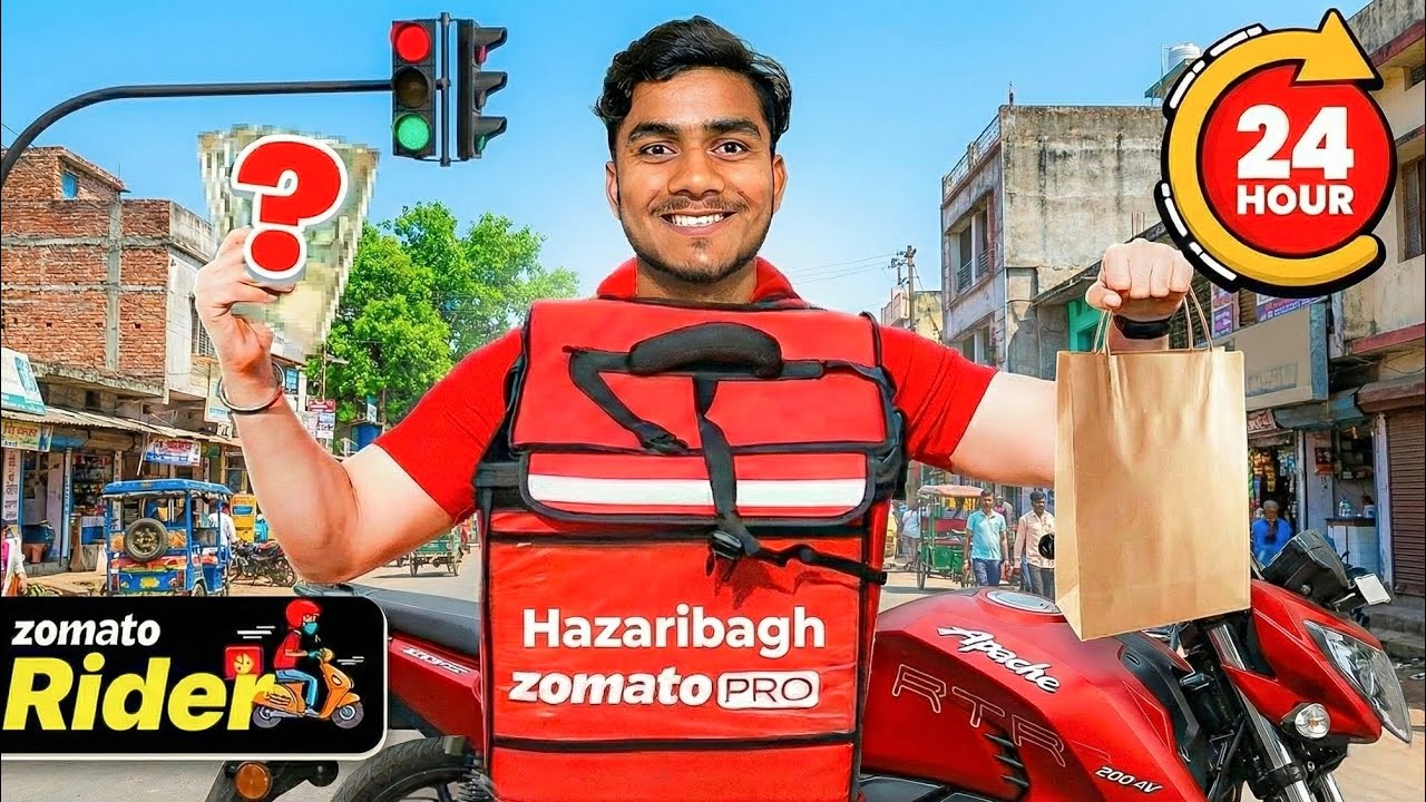 24 ⏱️Hours Earnings 💰from a Zomato Rider 😲