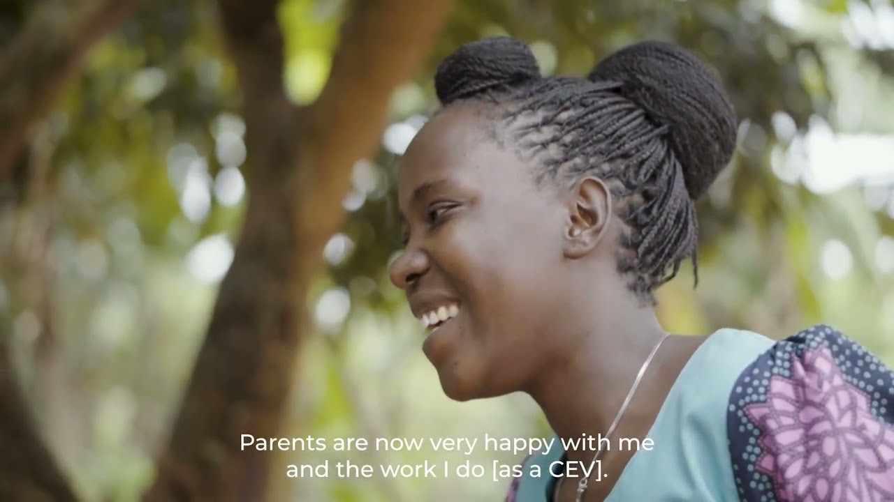 Sarah's Story! Community Education Volunteer mobilizes education in her community.
