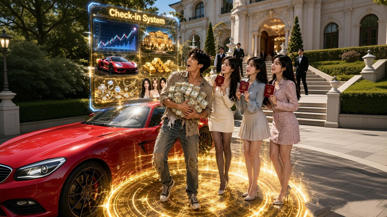 Dumped Poor Guy Awakens Check-in System&mdash;Day 1:$1B Company,Day 2:Mansion&hellip; Beautiful CEOs Chase!