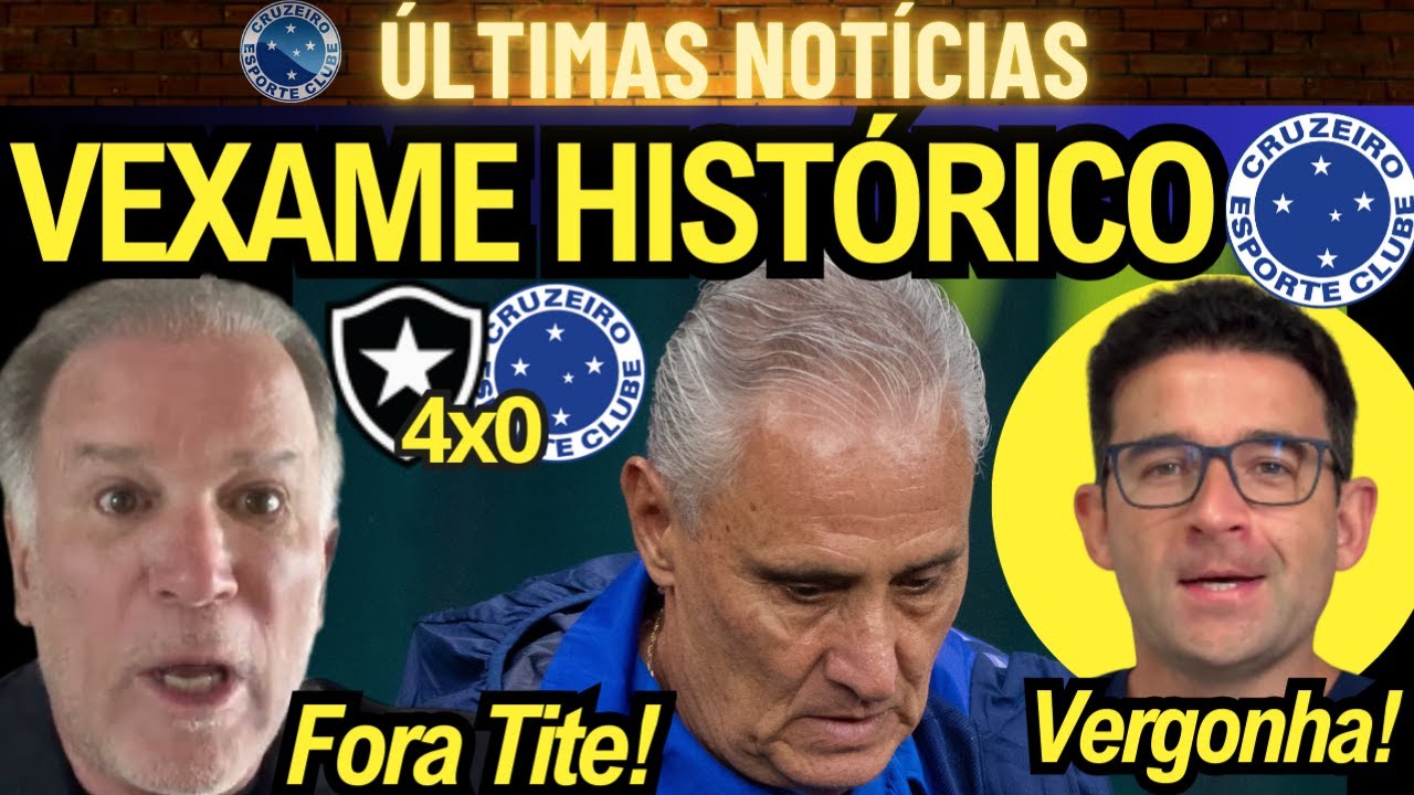 🦊FOI UM VEXAME DO CRUZEIRO! TAVA NA CARA QUE ISSO IA DAR MERDA! MÍDIA DETONA O TITE! BOTA 4 X 0 CRU