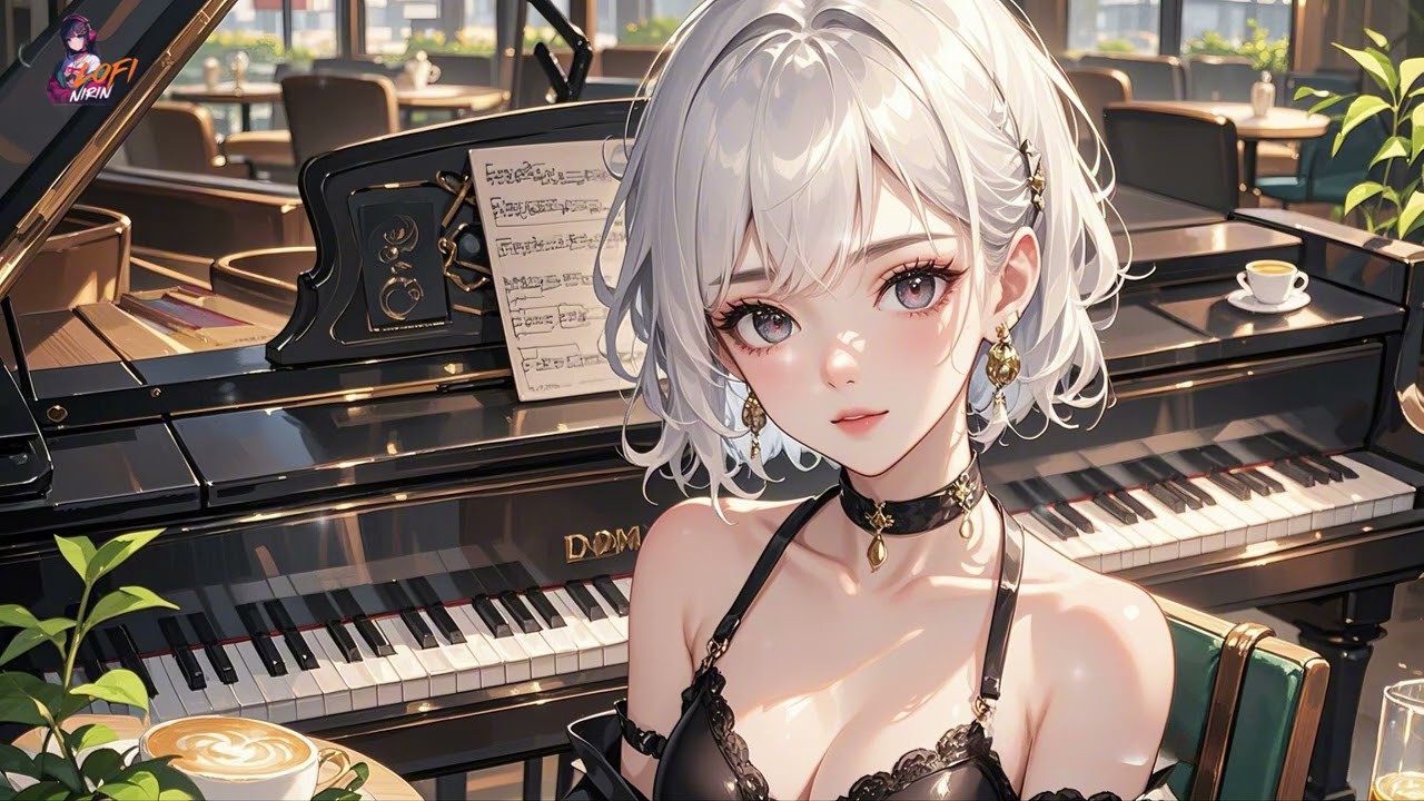 1 Hour of Relaxing Piano Music - Cafe Vibes for Study and Relaxation vol.1