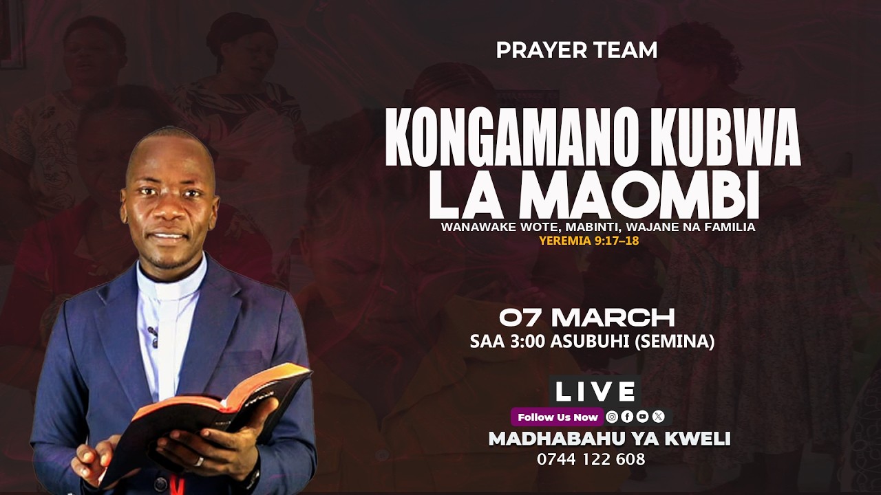 LIVE: SEMINA [ KONGAMANO LA MAOMBI YA WANAWAKE, MABINTI, WAJANE, FAMILIA ]