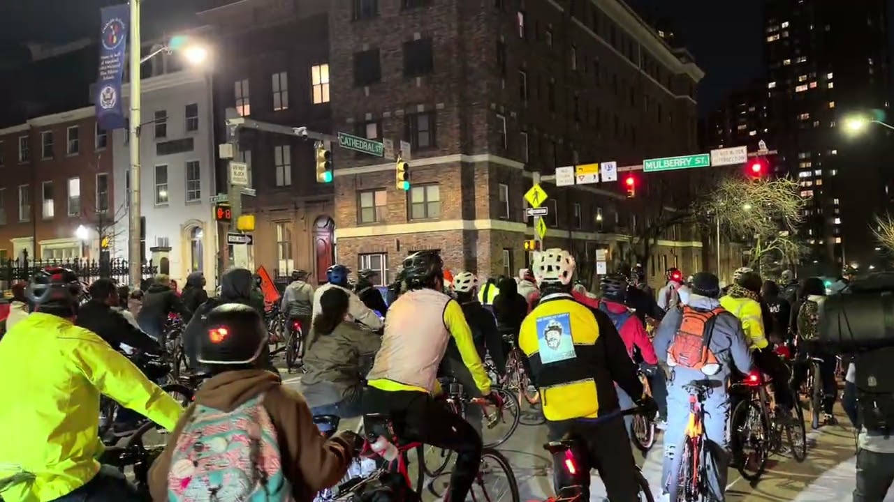 February Baltimore Bike Party