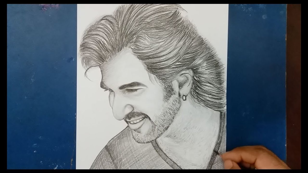 How to Draw Jeet step by step || Draw Jeet with hair style