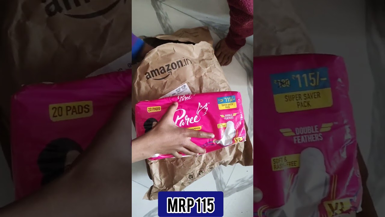 paree sanitary pad unboxing #anbeauty #pareepad #lediespad #pads #anchalmaurya
