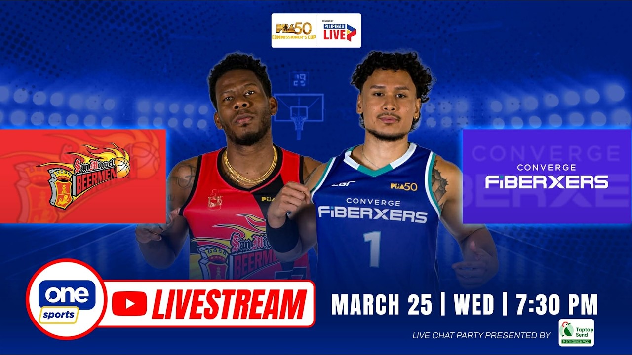 LIVE: SAN MIGUEL vs CONVERGE | PBA 50 COMMISSIONER&rsquo;S CUP | MARCH 25, 2026