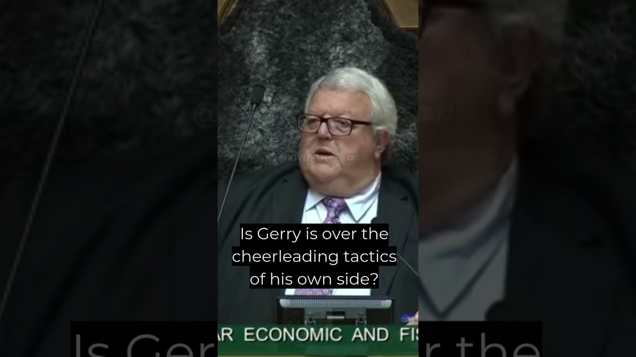 Is Gerry Brownlee Over Nationals Cheerleading Tactics?  #nzpolitics #kiwipulse #gerrybrownlee