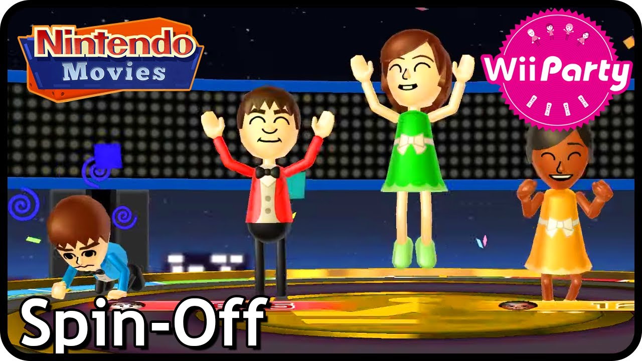 Wii Party - Spin-Off (3 Players, Maurits vs Rik vs Thessy vs Sakura)