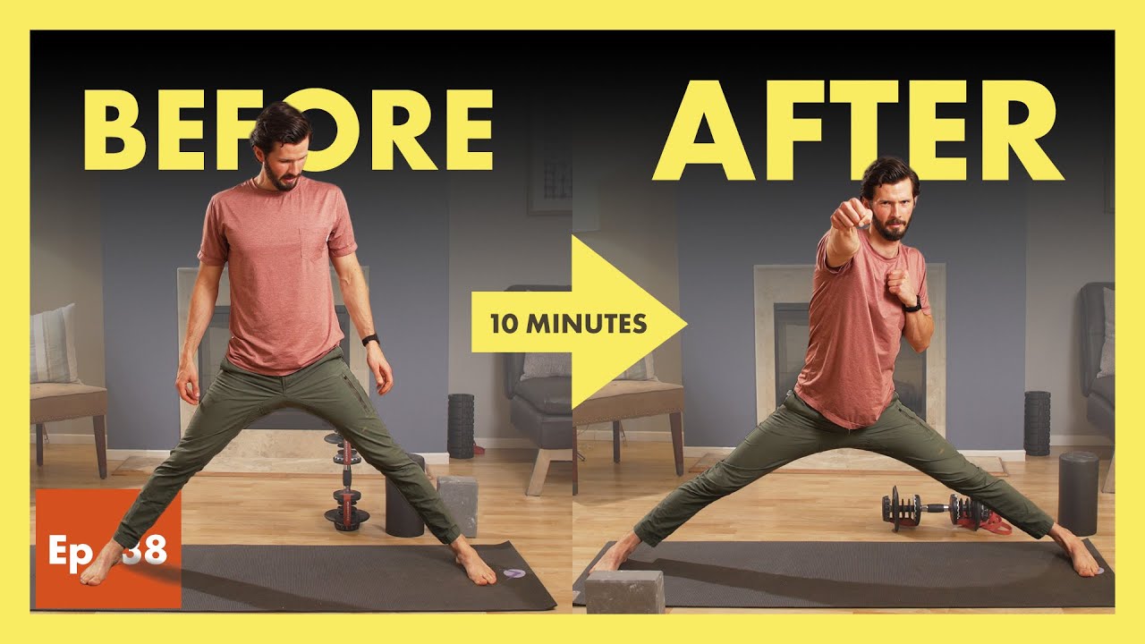 Программа упражнений на подвижность тазобедренных суставов и растяжку нижней части тела для скало...