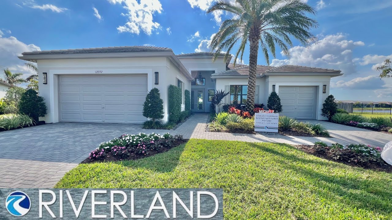 Modern Luxury New Construction in Valencia Parc Riverland Port St Lucie Florida | 3174 SqFt Michelle